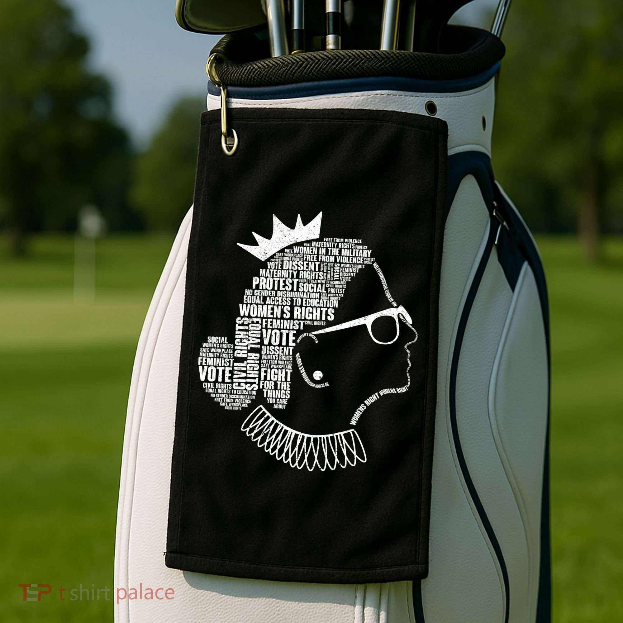 Ruth Bader Ginsburg Notorious RBG Quotes Golf Towel