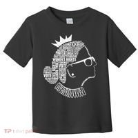 Ruth Bader Ginsburg Notorious RBG Quotes Toddler T-Shirt thumb 0