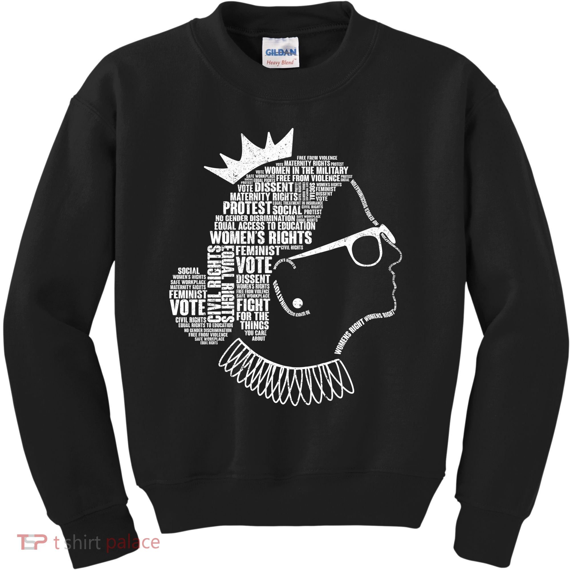 Ruth Bader Ginsburg Notorious RBG Quotes Kids Sweatshirt