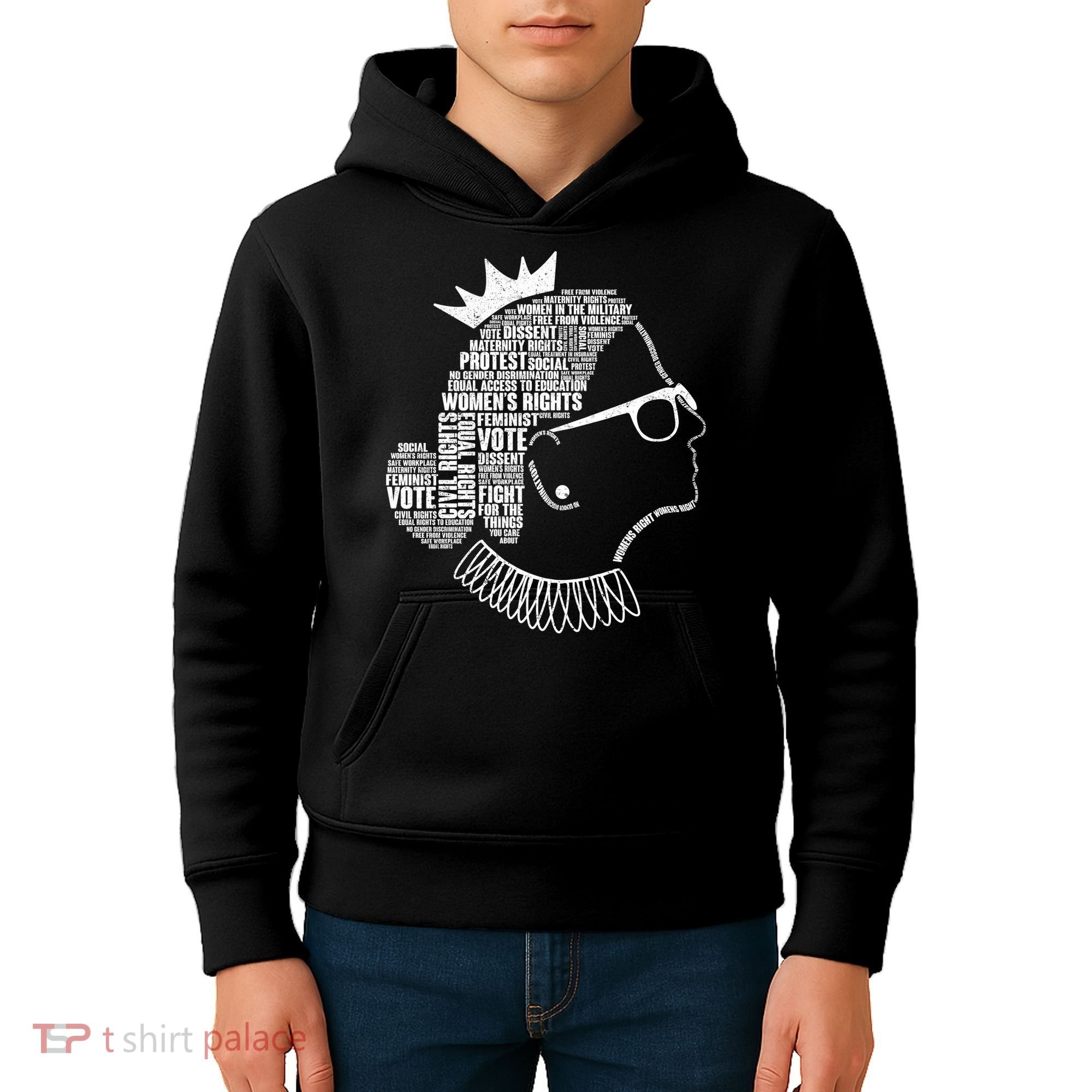 Ruth Bader Ginsburg Notorious RBG Quotes Kids Hoodie