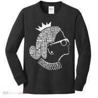 Ruth Bader Ginsburg Notorious RBG Quotes Kids Long Sleeve Shirt thumb 0