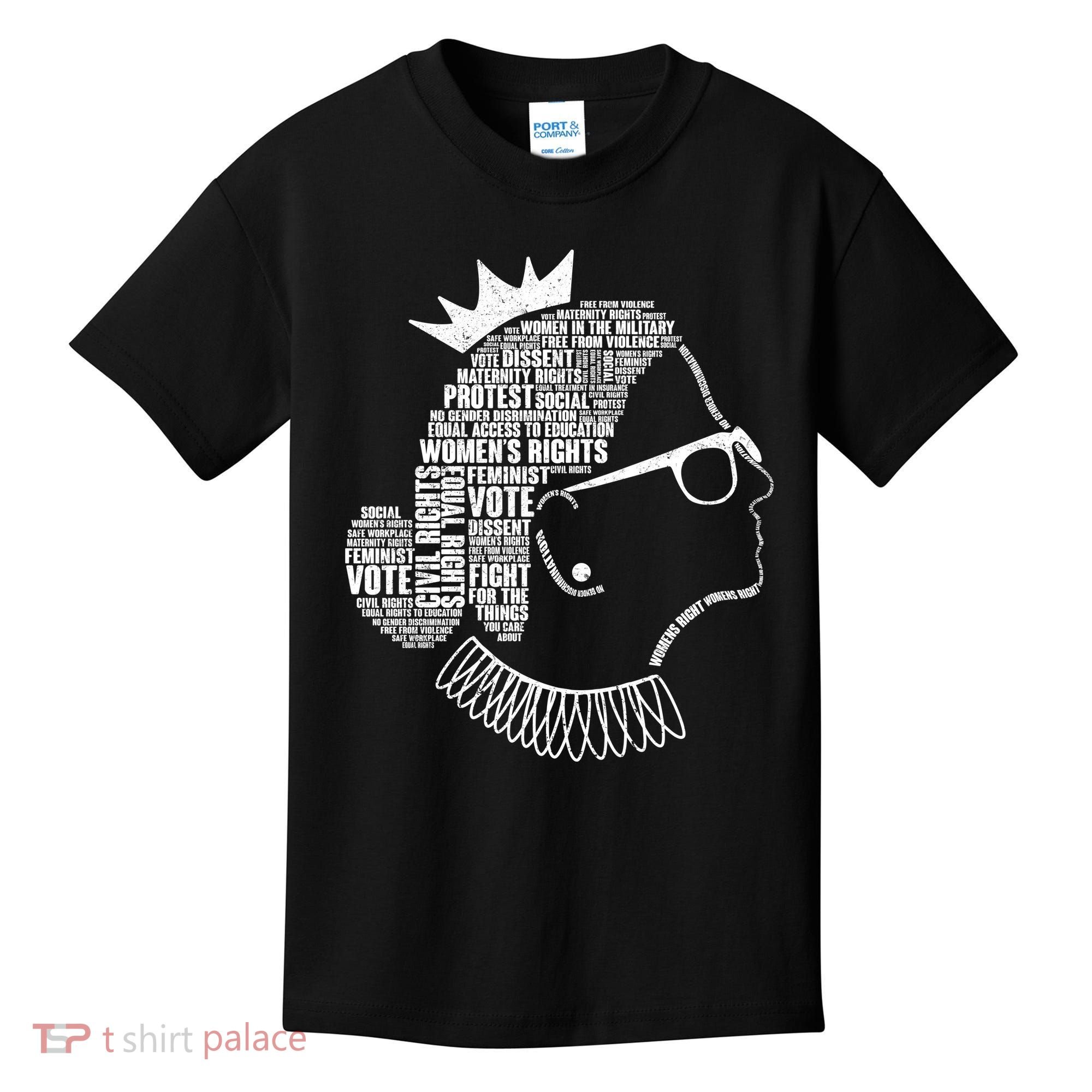 Ruth Bader Ginsburg Notorious RBG Quotes Kids T-Shirt