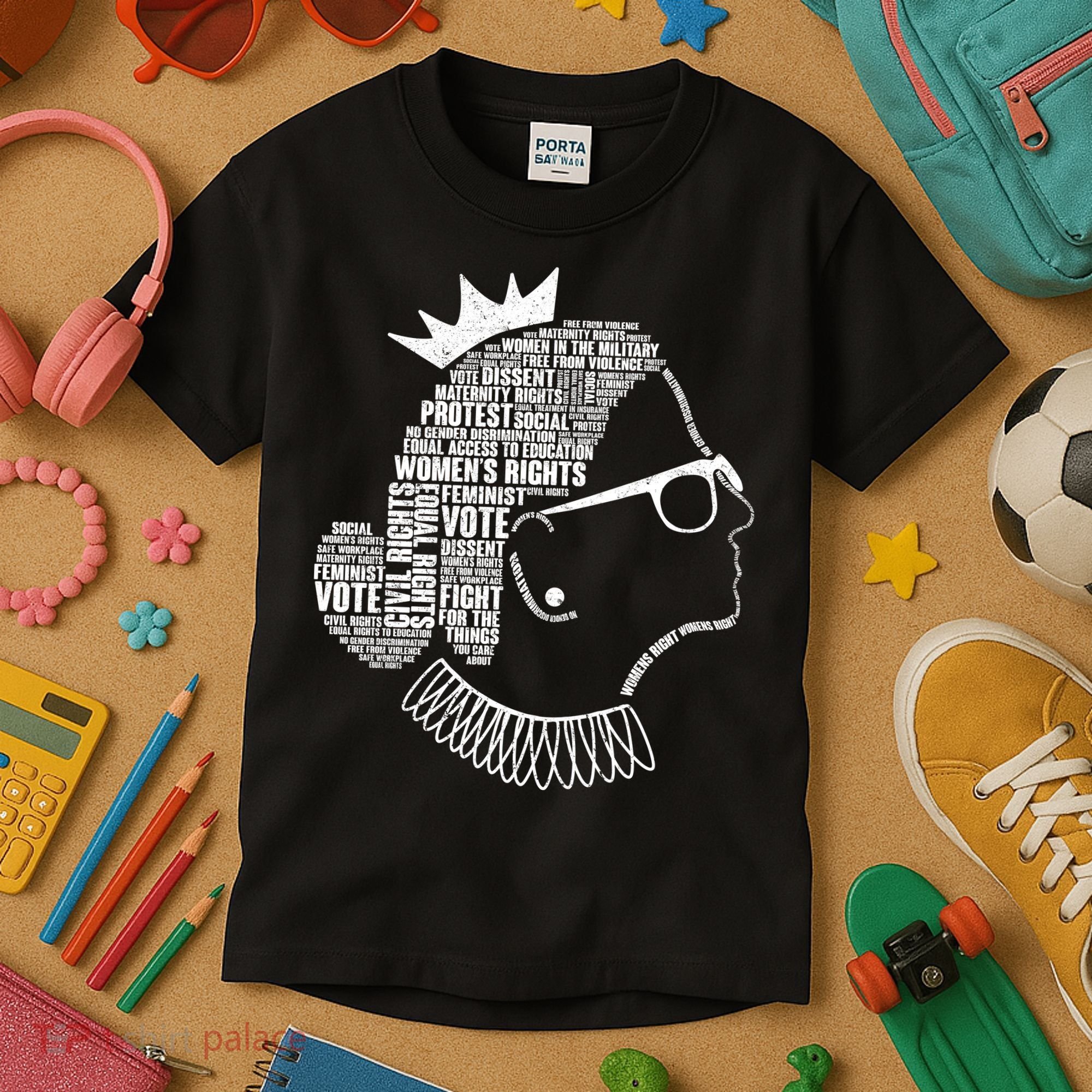 Ruth Bader Ginsburg Notorious RBG Quotes Kids T-Shirt