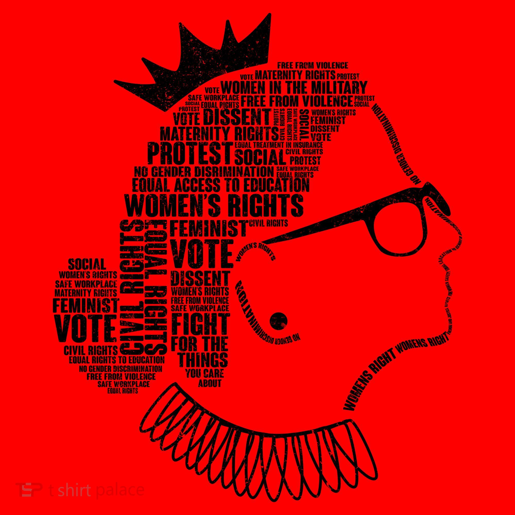 Ruth Bader Ginsburg Notorious RBG Quotes Santa Hat