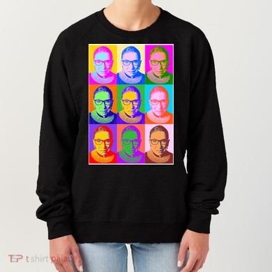 Ruth Bader Ginsburg RBG Pop Art Tribute Women's Sweatshirt
