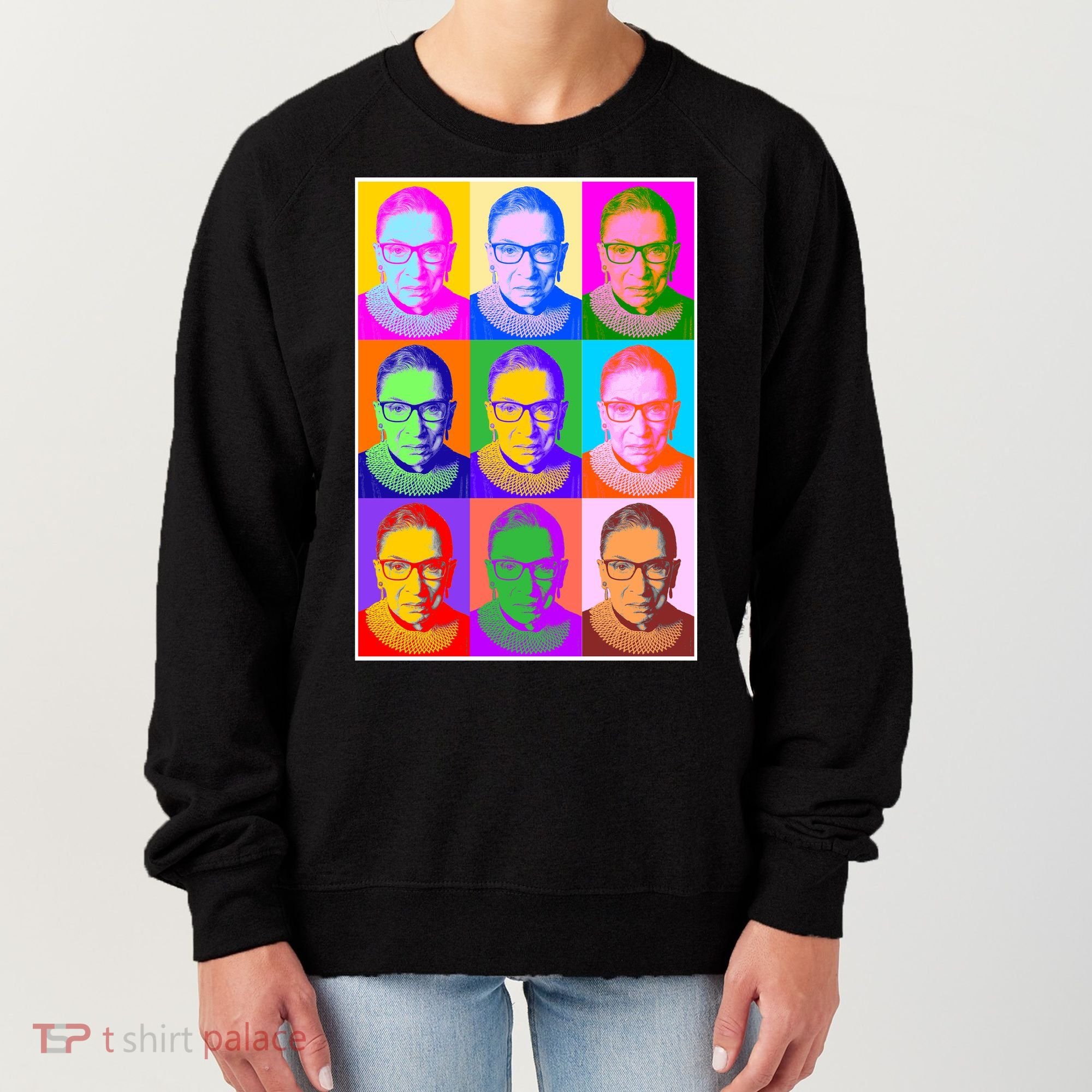 Ruth Bader Ginsburg RBG Pop Art Tribute Women's Sweatshirt