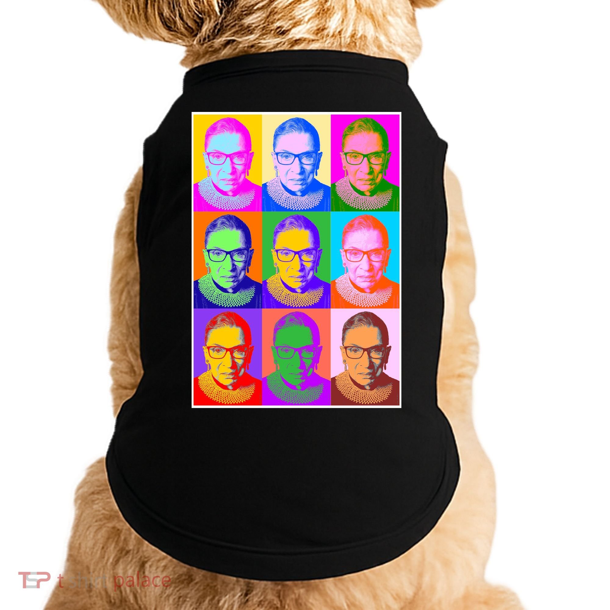 Ruth Bader Ginsburg RBG Pop Art Tribute Doggie Tank
