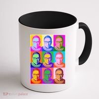 Ruth Bader Ginsburg RBG Pop Art Tribute Coffee Mug thumb 1