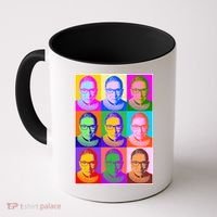 Ruth Bader Ginsburg RBG Pop Art Tribute Coffee Mug thumb 0