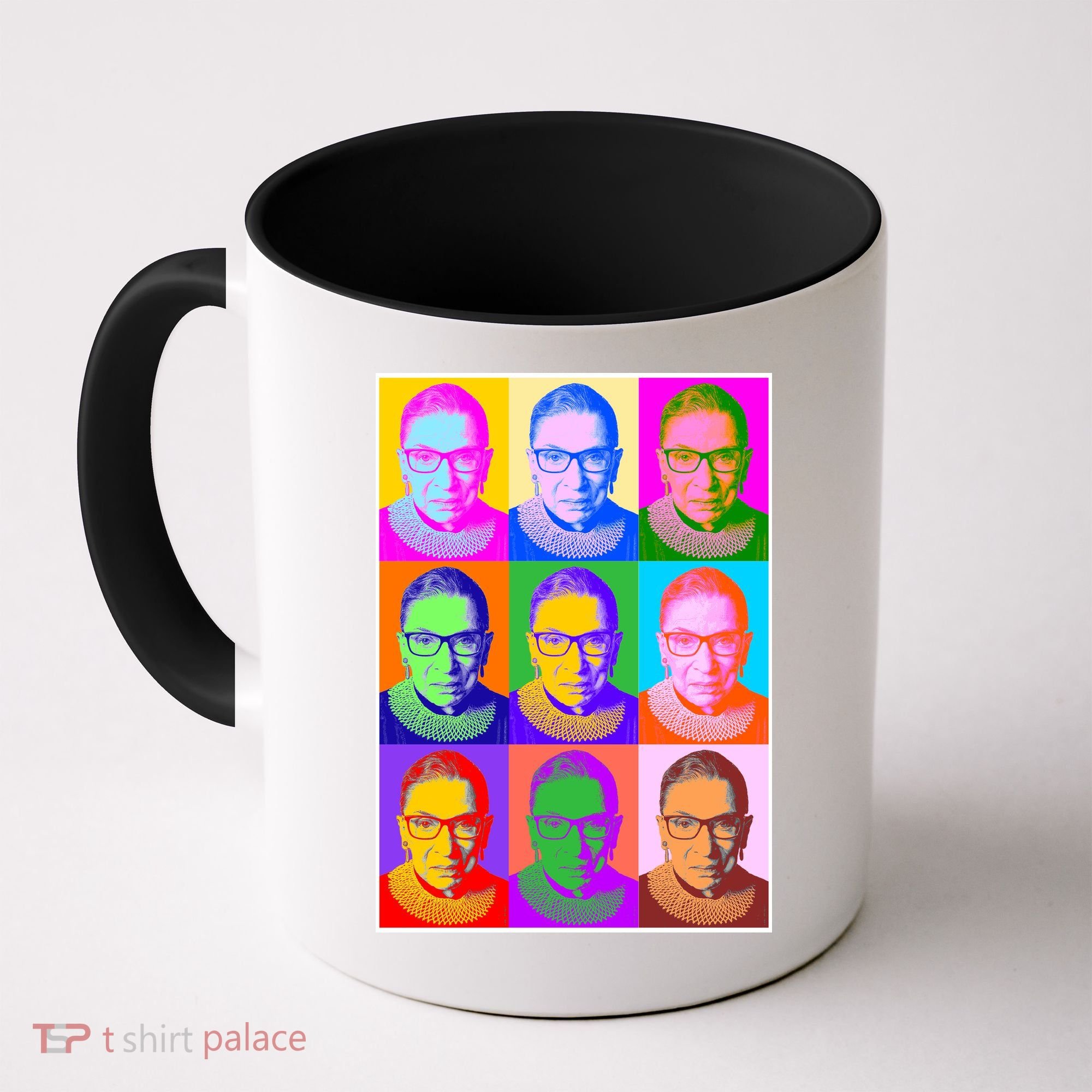 Ruth Bader Ginsburg RBG Pop Art Tribute Coffee Mug
