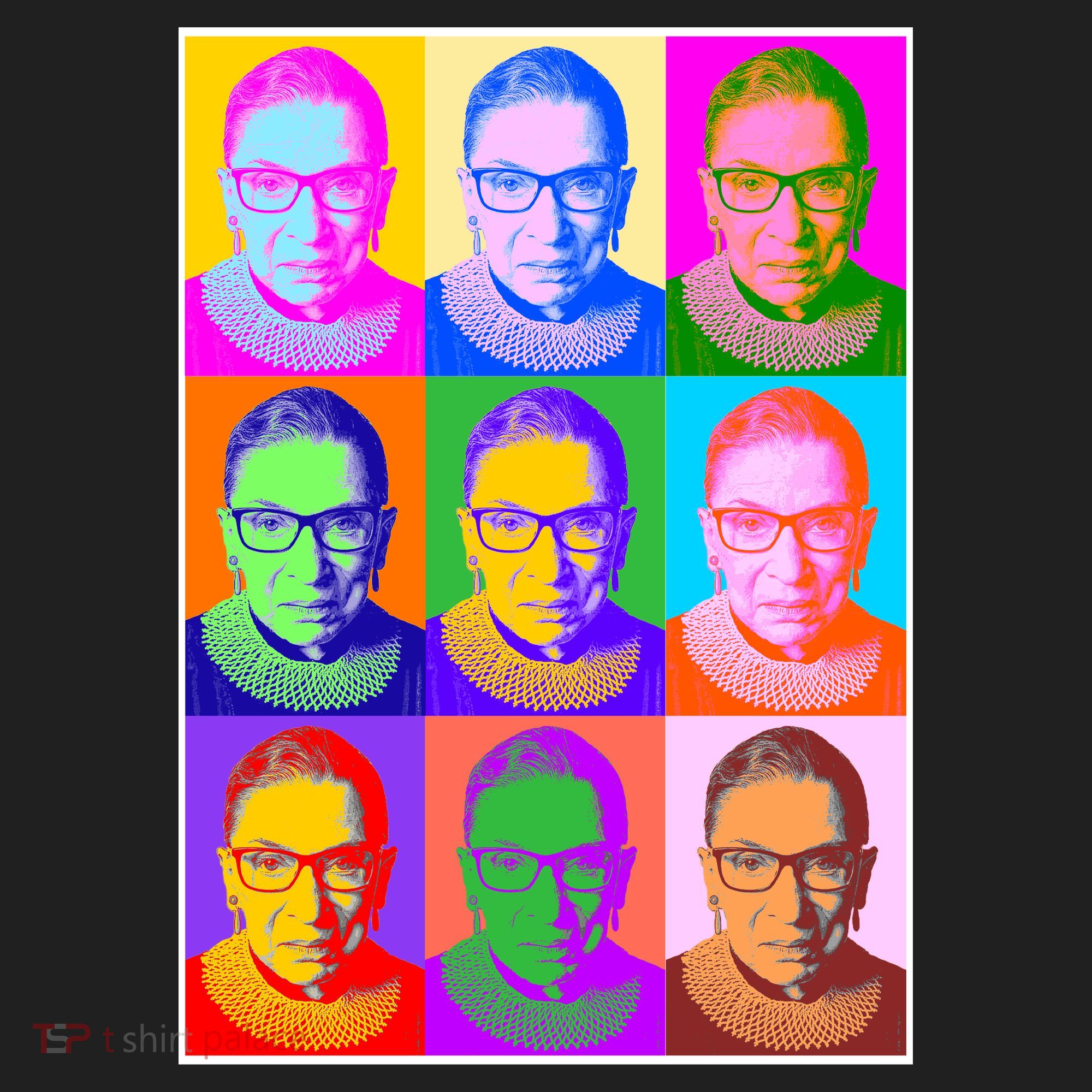 Ruth Bader Ginsburg RBG Pop Art Tribute Beanie