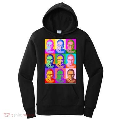 Ruth Bader Ginsburg RBG Pop Art Tribute Women's Hoodie