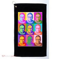 Ruth Bader Ginsburg RBG Pop Art Tribute Golf Towel thumb 0