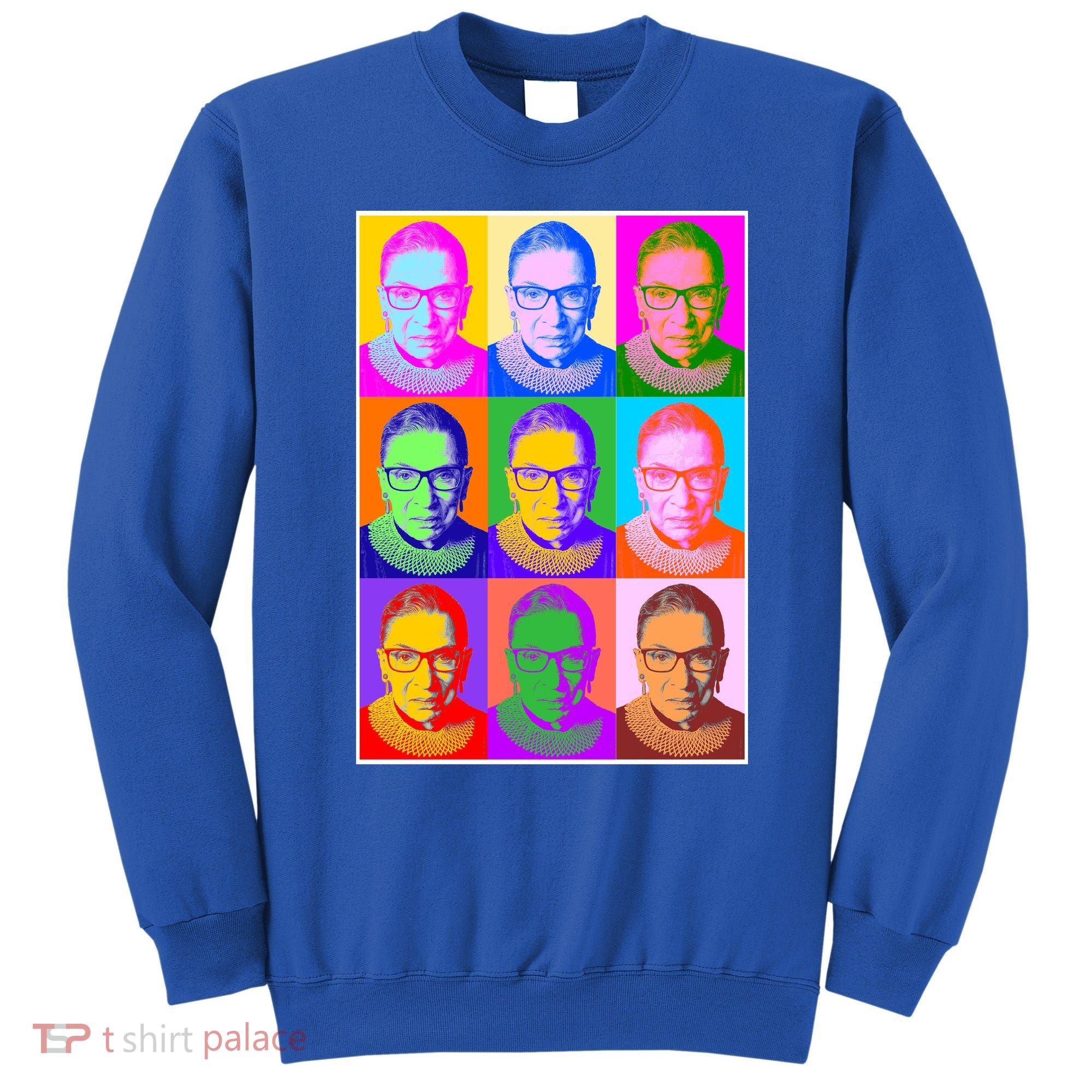 Ruth Bader Ginsburg RBG Pop Art Tribute Sweatshirt