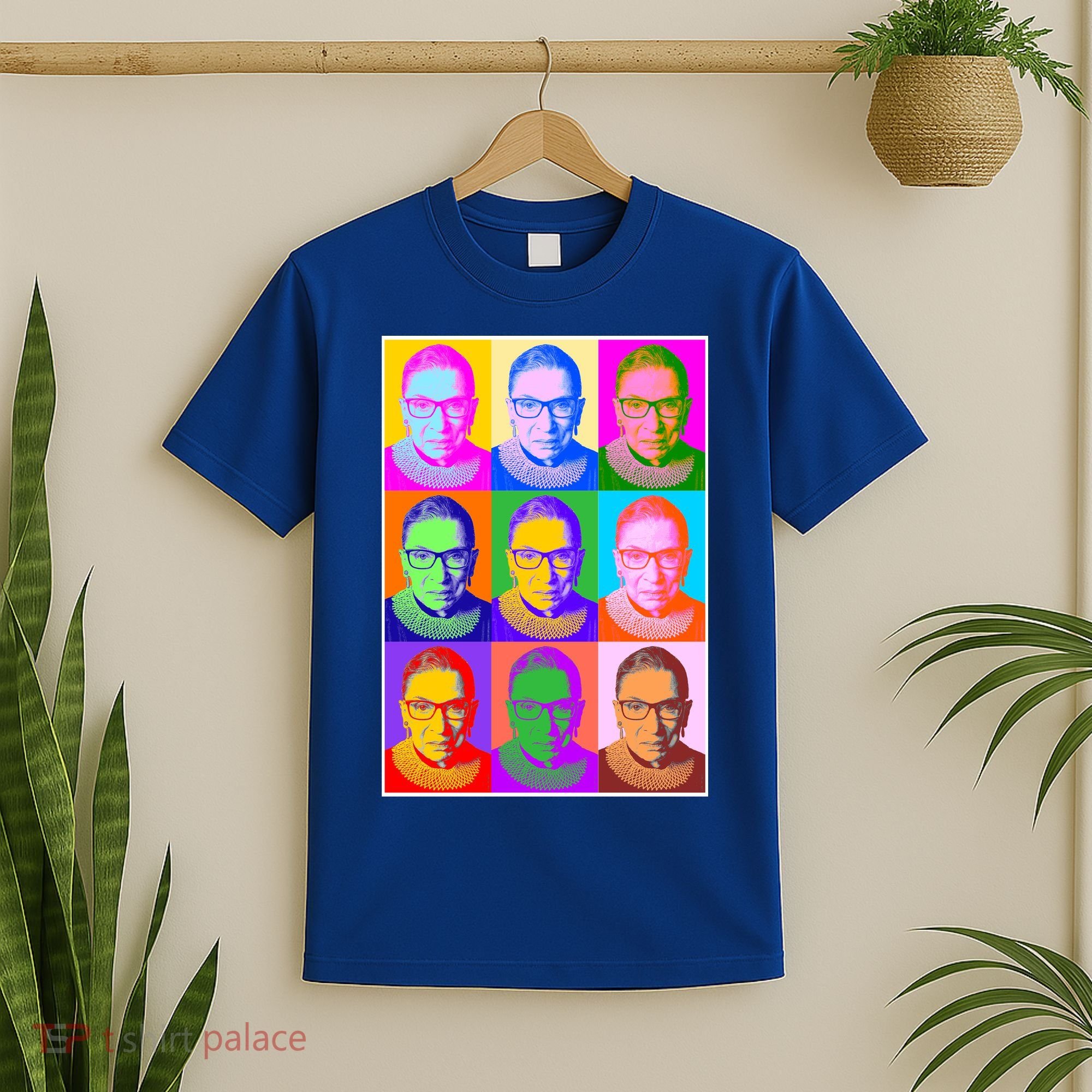 Ruth Bader Ginsburg RBG Pop Art Tribute T-Shirt