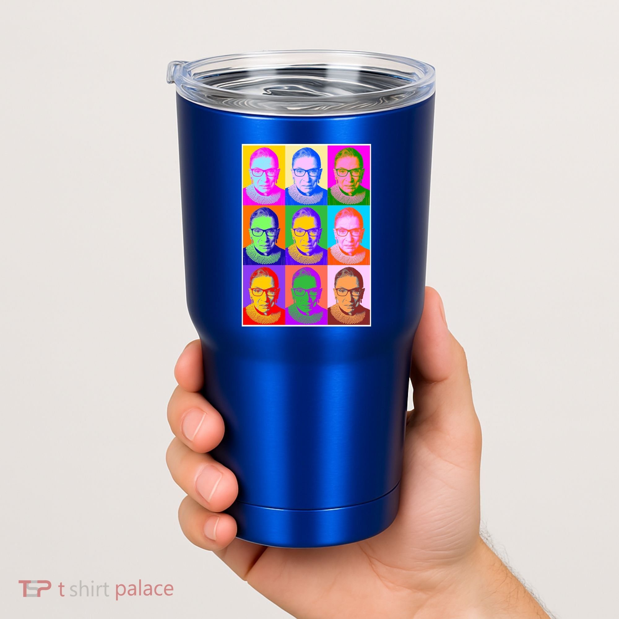 Ruth Bader Ginsburg RBG Pop Art Tribute Tumbler