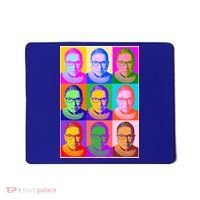 Ruth Bader Ginsburg RBG Pop Art Tribute Mousepad thumb 0