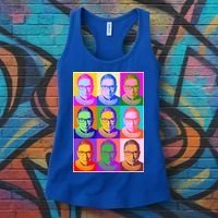 Ruth Bader Ginsburg RBG Pop Art Tribute Women's Tank Top thumb 3