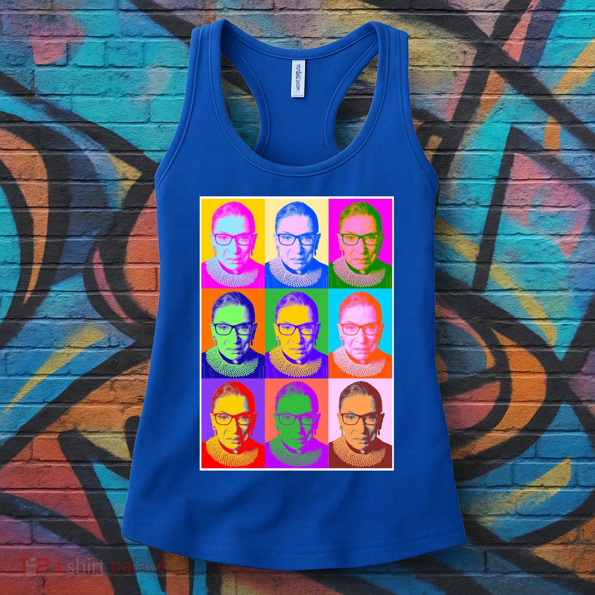 Ruth Bader Ginsburg RBG Pop Art Tribute Women's Tank Top