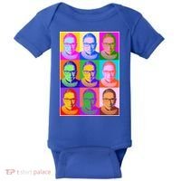 Ruth Bader Ginsburg RBG Pop Art Tribute Baby Bodysuit thumb 0