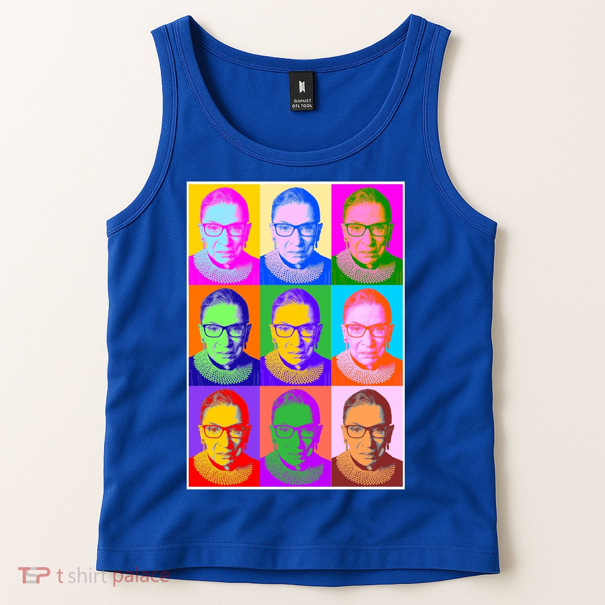 Ruth Bader Ginsburg RBG Pop Art Tribute Tank Top