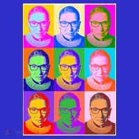 Ruth Bader Ginsburg RBG Pop Art Tribute Toddler T-Shirt thumb 4