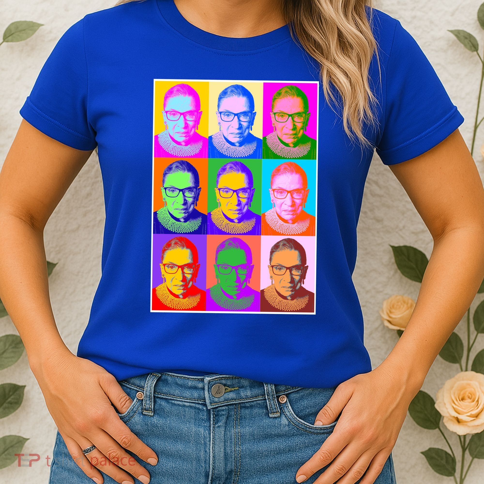 Ruth Bader Ginsburg RBG Pop Art Tribute Women's T-Shirt