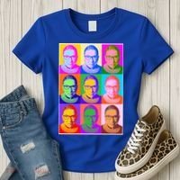 Ruth Bader Ginsburg RBG Pop Art Tribute Women's T-Shirt thumb 3
