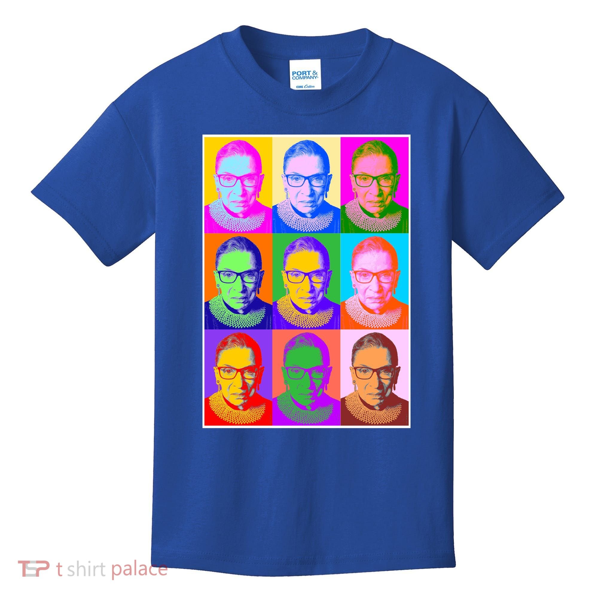 Ruth Bader Ginsburg RBG Pop Art Tribute Kids T-Shirt