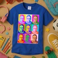 Ruth Bader Ginsburg RBG Pop Art Tribute Kids T-Shirt thumb 3