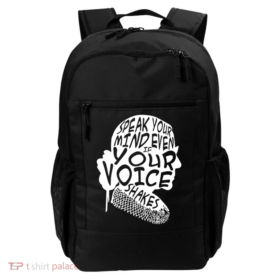 Ruth Bader Ginsburg Speak Your Mind  Backpack