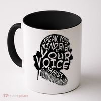 Ruth Bader Ginsburg Speak Your Mind  Coffee Mug thumb 0