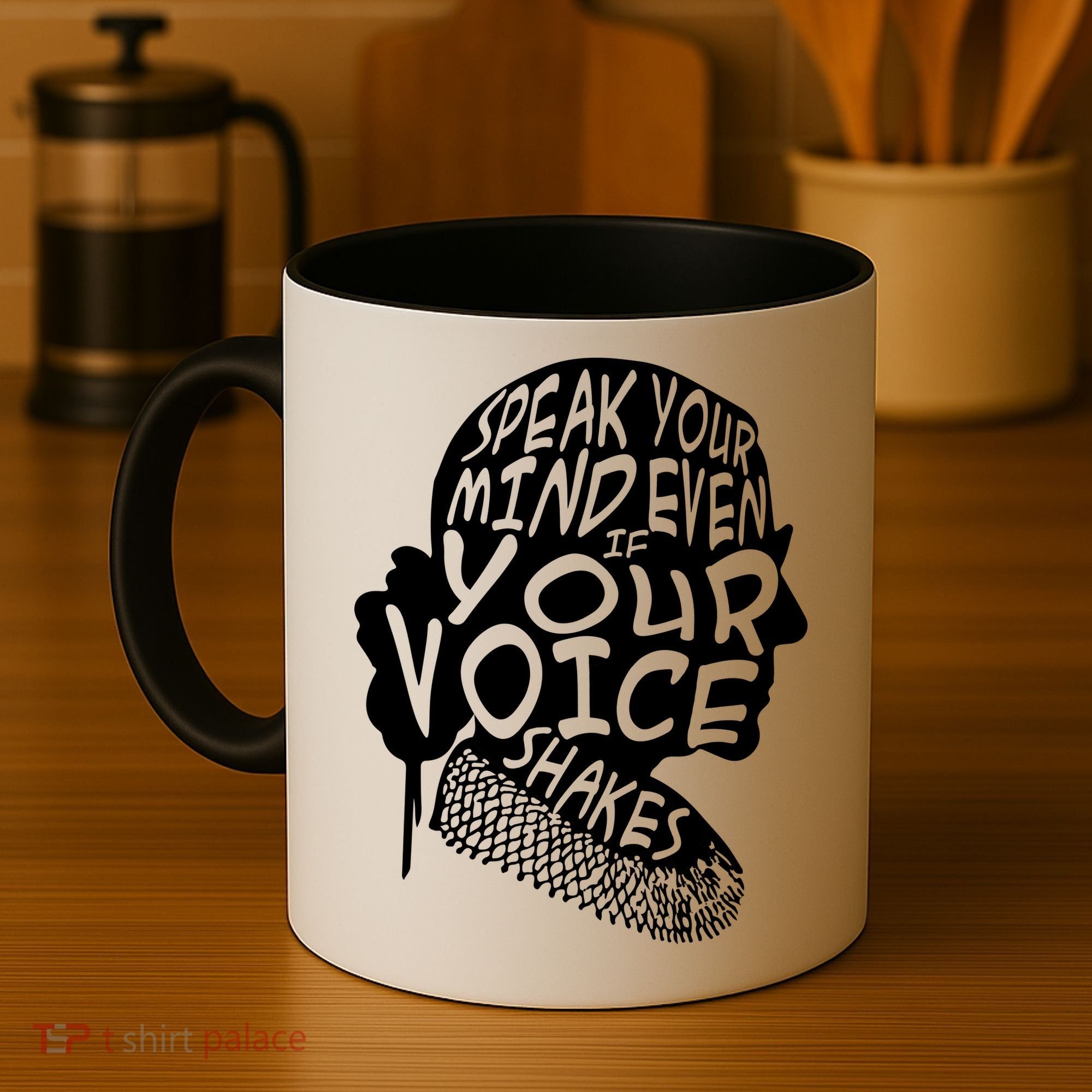 Ruth Bader Ginsburg Speak Your Mind  Coffee Mug