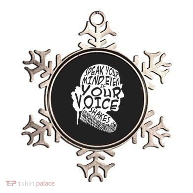 Ruth Bader Ginsburg Speak Your Mind  Ornament