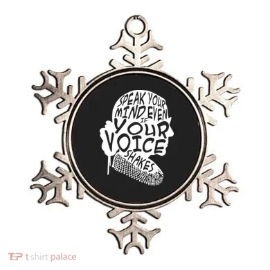 Ruth Bader Ginsburg Speak Your Mind  Ornament