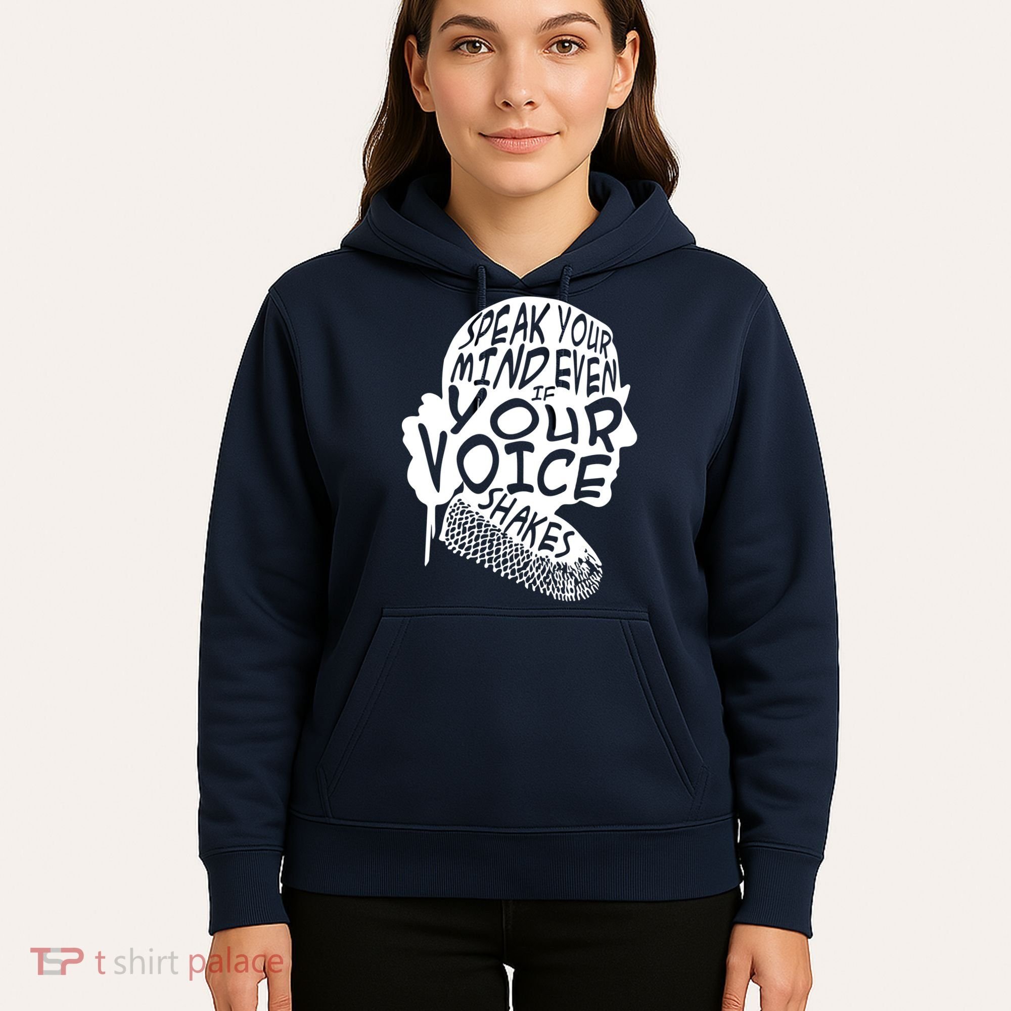 Ruth Bader Ginsburg Speak Your Mind  Hoodie
