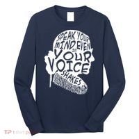 Ruth Bader Ginsburg Speak Your Mind  Long Sleeve Shirt thumb 0
