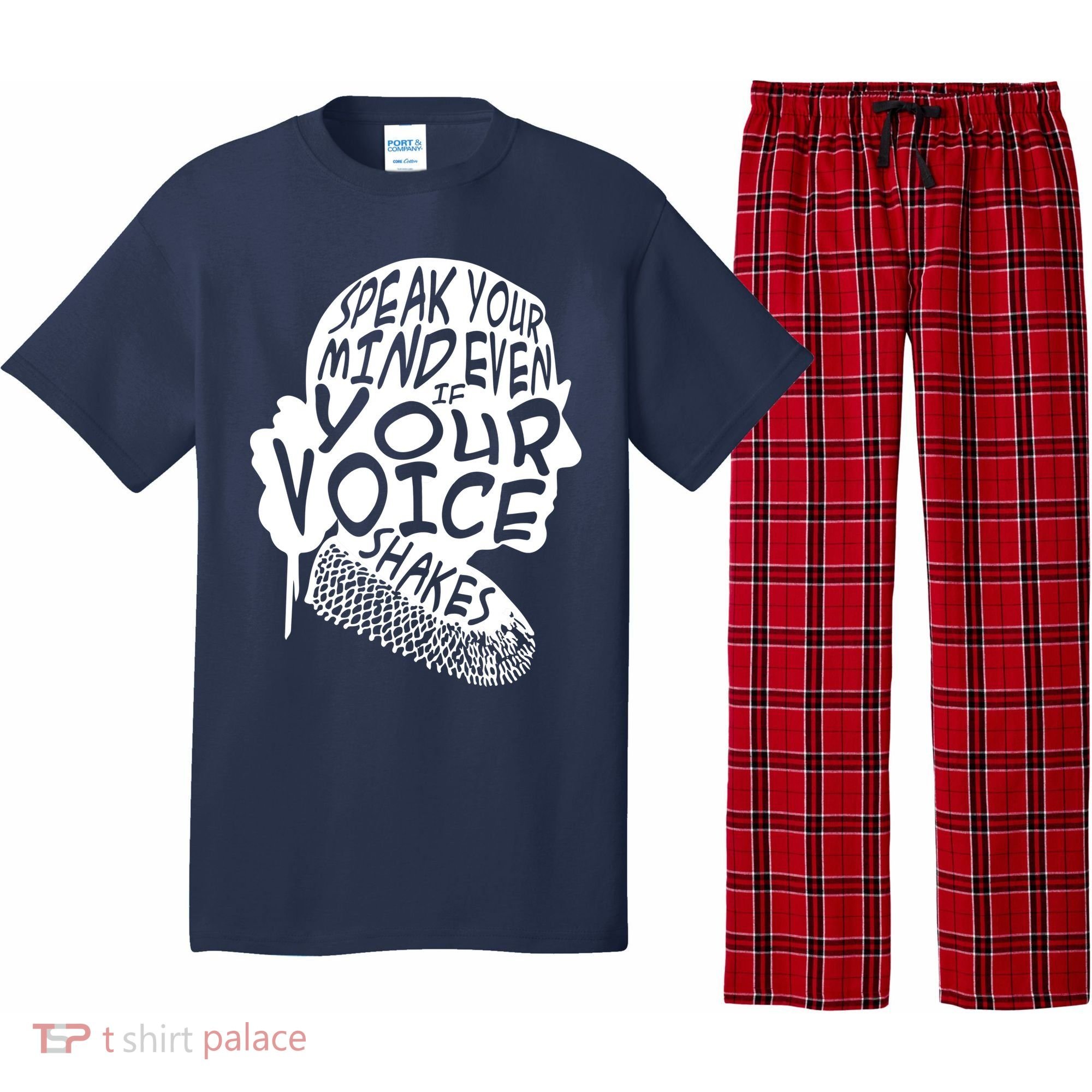 Ruth Bader Ginsburg Speak Your Mind  Pajama Set