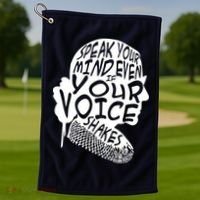 Ruth Bader Ginsburg Speak Your Mind  Golf Towel thumb 1