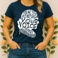 Ruth Bader Ginsburg Speak Your Mind  Women's T-Shirt thumb 2