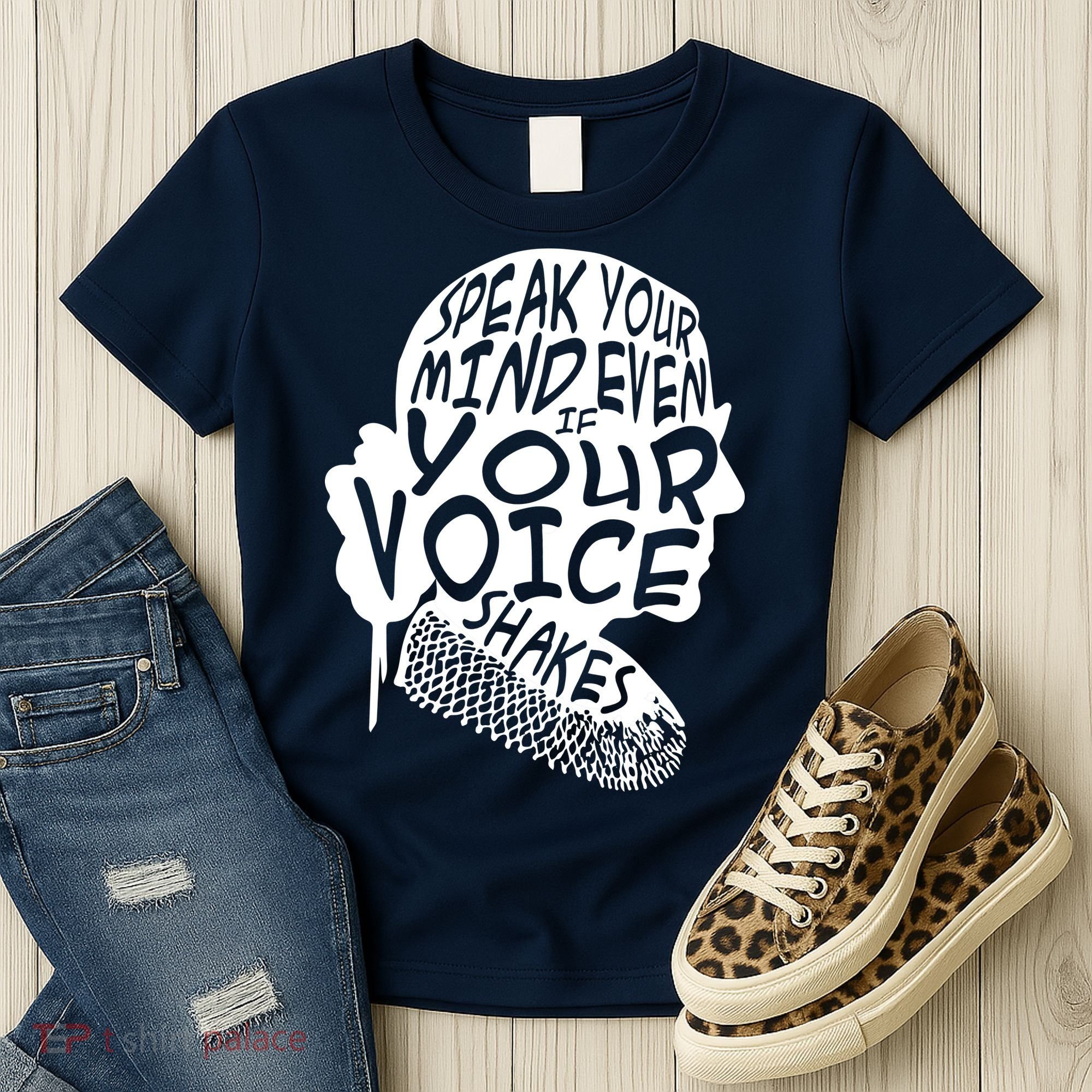 Ruth Bader Ginsburg Speak Your Mind  Women's T-Shirt
