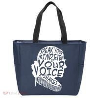 Ruth Bader Ginsburg Speak Your Mind  Tote Bag thumb 0