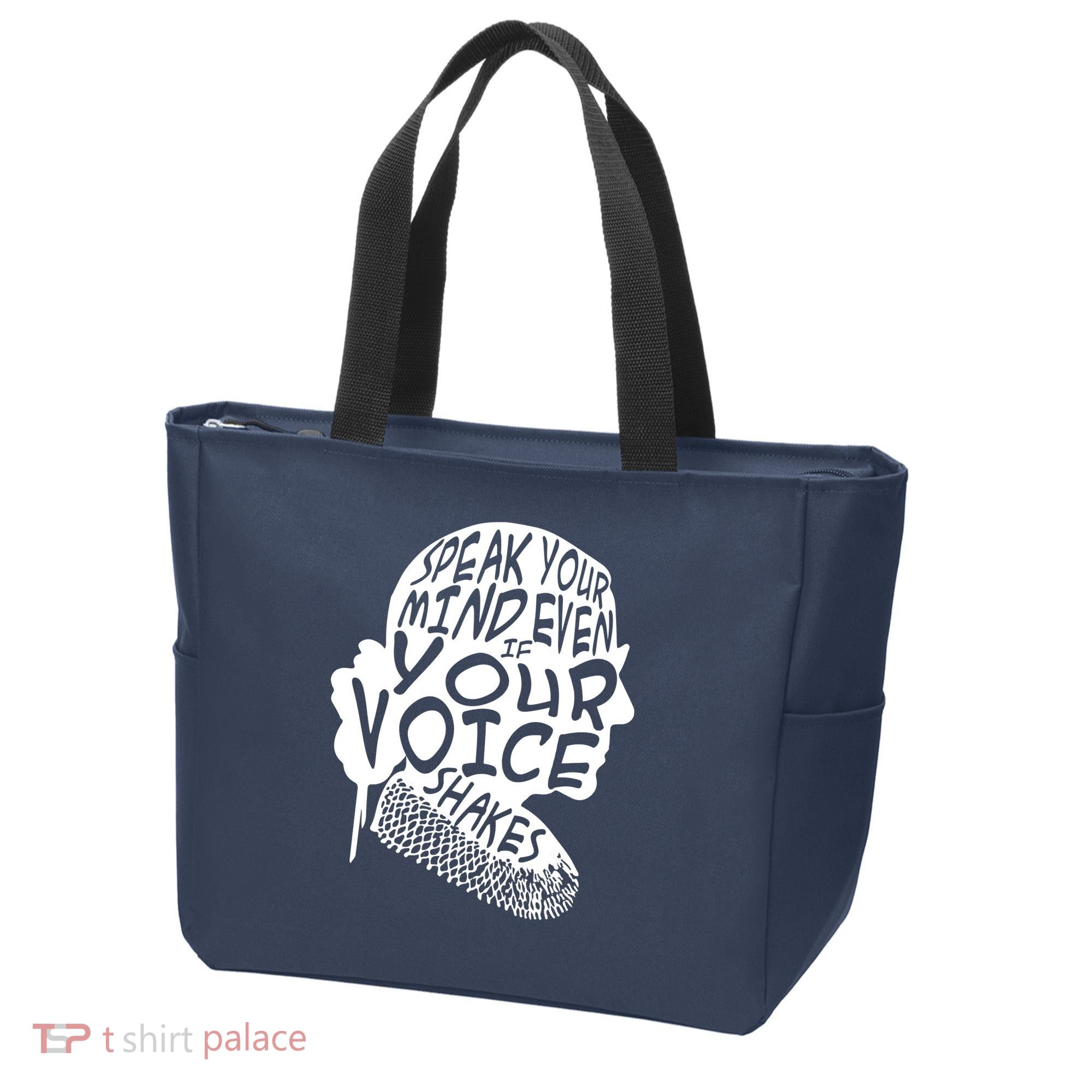 Ruth Bader Ginsburg Speak Your Mind  Tote Bag