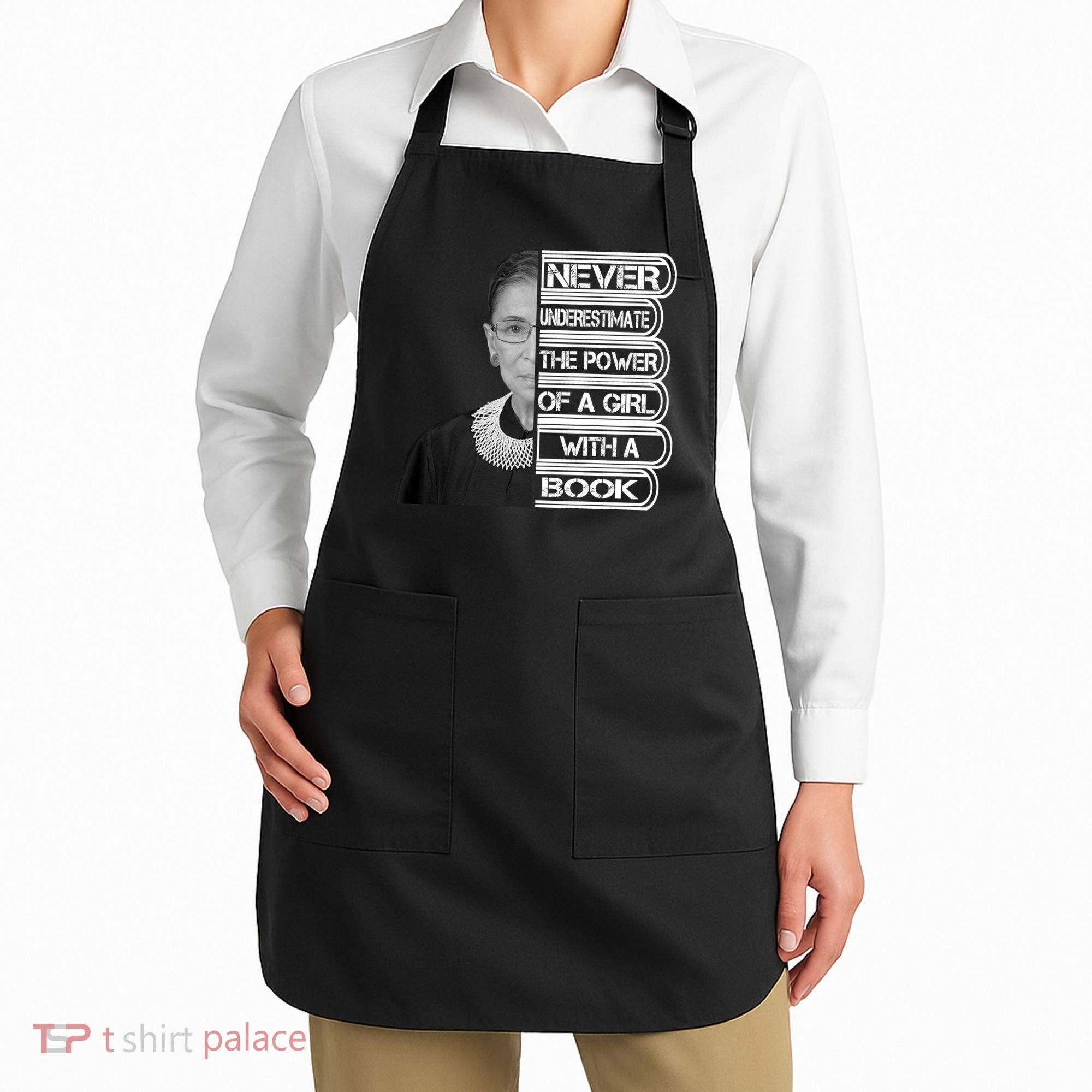 Ruth Never Underestimate a Power of a Book Apron