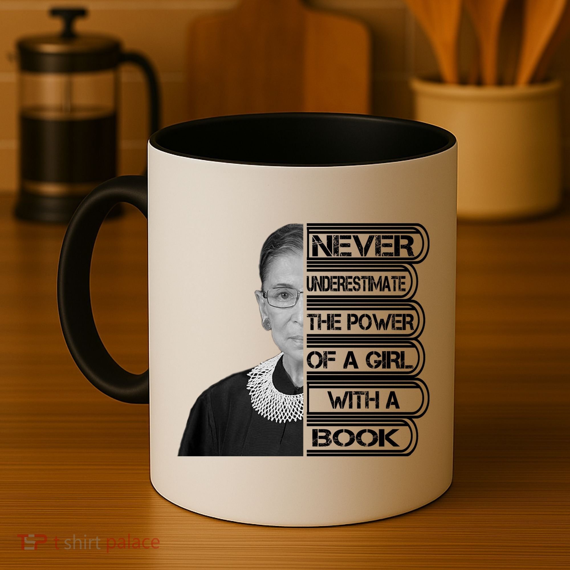 Ruth Never Underestimate a Power of a Book Coffee Mug