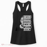 Ruth Never Underestimate a Power of a Book Women's Tank Top thumb 0
