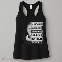 Ruth Never Underestimate a Power of a Book Women's Tank Top thumb 3