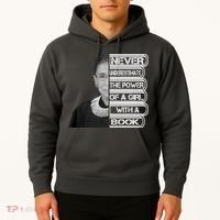 Ruth Never Underestimate a Power of a Book Hoodie thumb 2