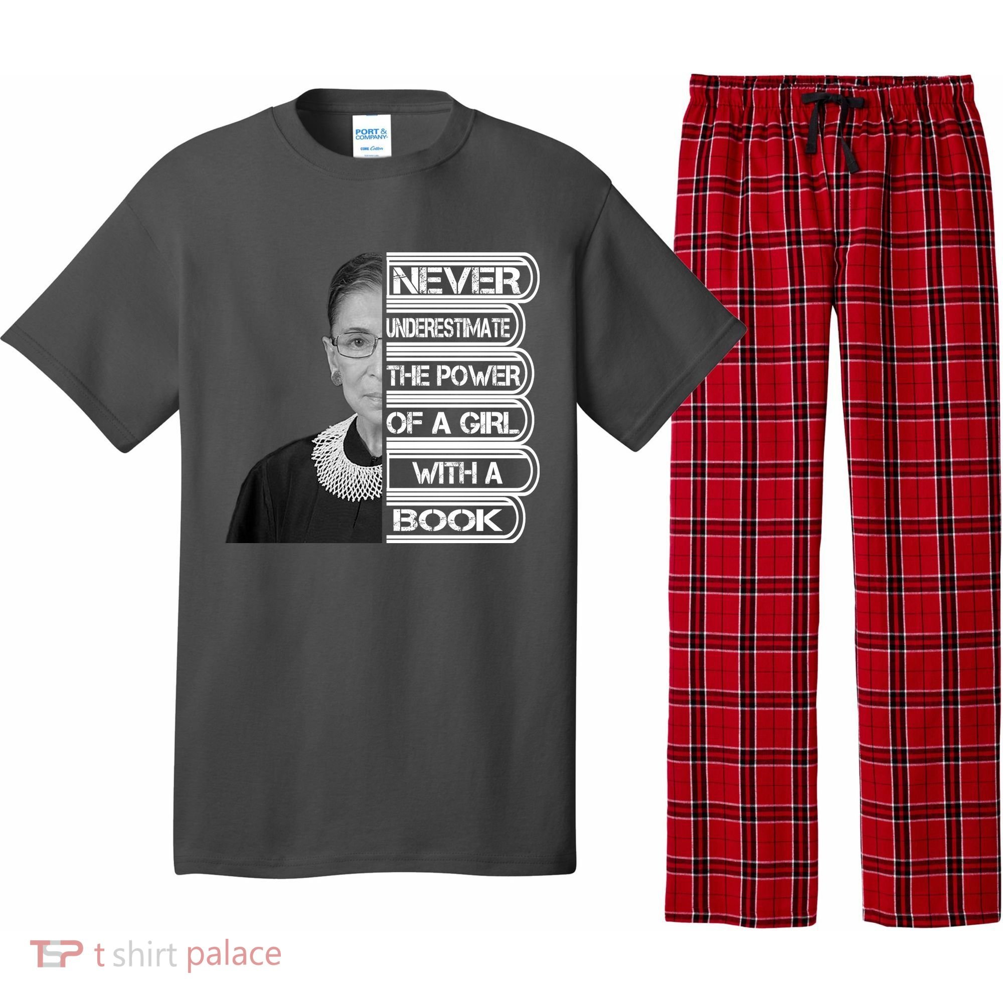 Ruth Never Underestimate a Power of a Book Pajama Set
