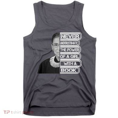 Ruth Never Underestimate a Power of a Book Tank Top